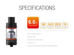 SMOK TFV8 Cloud Beast Tank - 6ml Smoktech