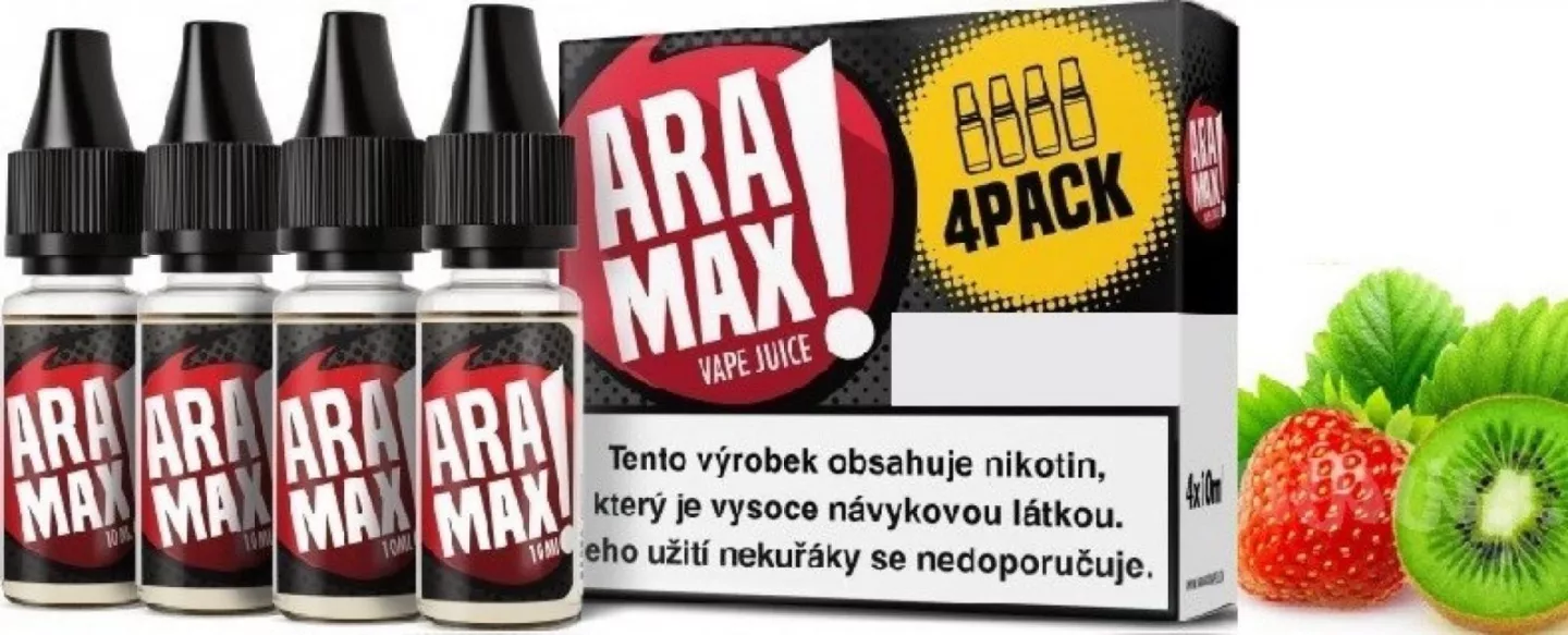 STRAWBERRY KIWI - Aramax 4pack 4x10ml