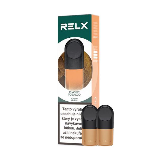 Kolek Q - CLASSIC TOBACCO - RELX ESSENTIAL POD náplň 18mg - 2ks