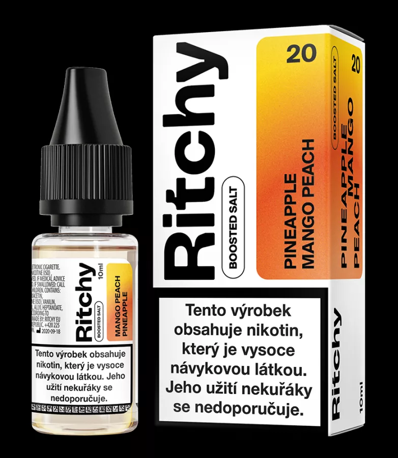 PINEAPPLE MANGO PEACH / Ananas, mango & broskev - RITCHY Salt 10ml